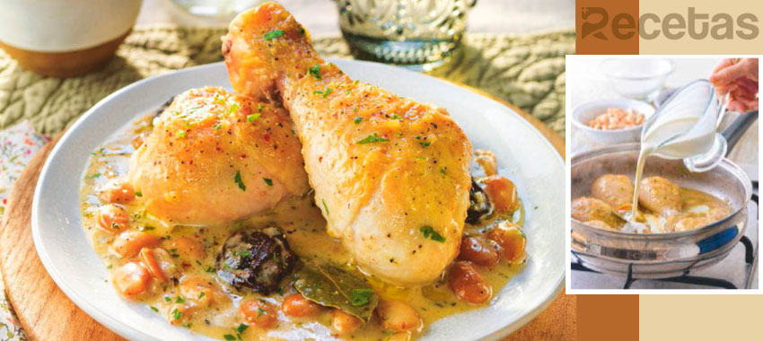 Jamoncitos en salsa de nata